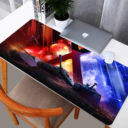 World of tanks Anti slip Carpet Desk 2mm Thickness Gaming Mouse Pad Large Durable Washable Rubber Keyboard Mousepad
