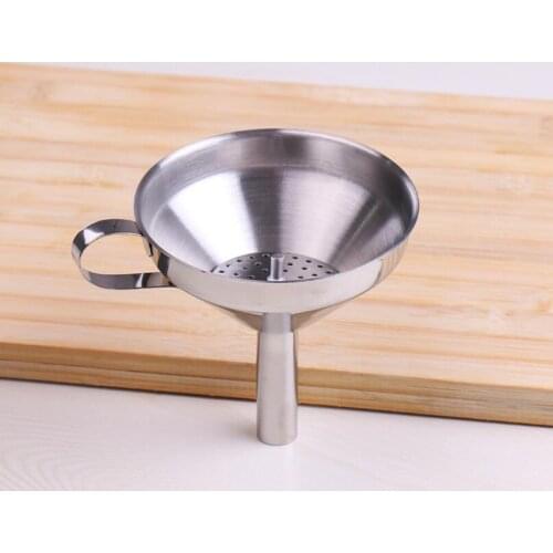 Hot 2 inch 304 Stainless Steel Funnel For Flasks Kitchen Tools MINI Oil Funnels free shipping LX6215