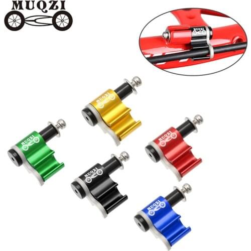 MUQZI 5PCS Bike Cable Housing Guide Brake Shifter Line Adapter Hydraulic Brake Hose Buckle MTB Frame Cable Conversion Clamp