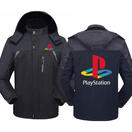 2021 New Autumn Winter PlayStation Printing Thicken Outdoor ColdProof Windbreaker Waterproof Mountaineering popular Clothing