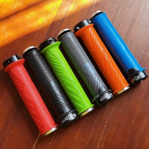 New MTB Bike Handle rubber Grips 2.2cm Flat Handlebar Bicycle Bar end Plugs Anti-slip For Road BMX Mountain Folding Parts