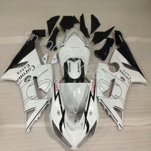 Body Fairing Kit For KAWASAKI NINJA ZX-6R 05-06 ZX6R ZX 6R 6 R ZX636 636 ZX-636 05 06 2005 2006 white black Fairing