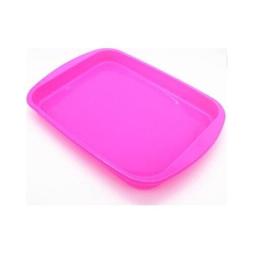 Wholesale/retail,free shipping ,Rectangular bakeware silicone cake mold baking tool