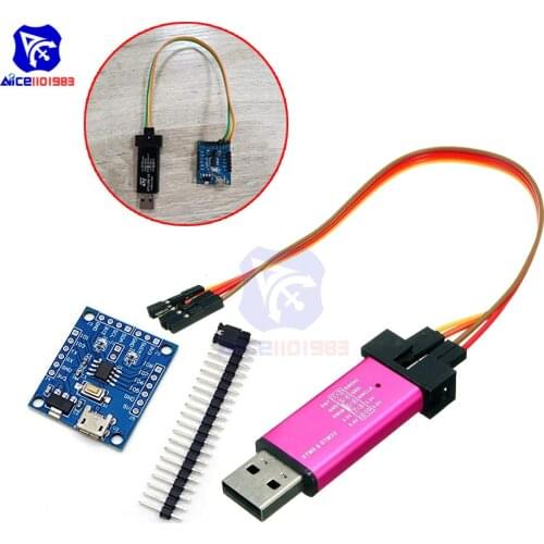 Diymore STM8S001J3 Programming Development Module Small System 8 Bit Microcontroller Core Board ST-Link V2 Emulator for Arduino