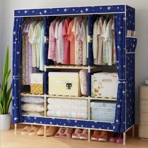 Factory Price Solid Wood Wardrobe length 150 cm