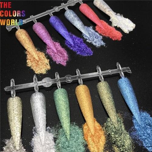 TCT-448 Tridimensional Twinkling Diamond Magic Mirror Powder Nails Glitter Decoration Tumbler DIY Manicure Festival Accessories