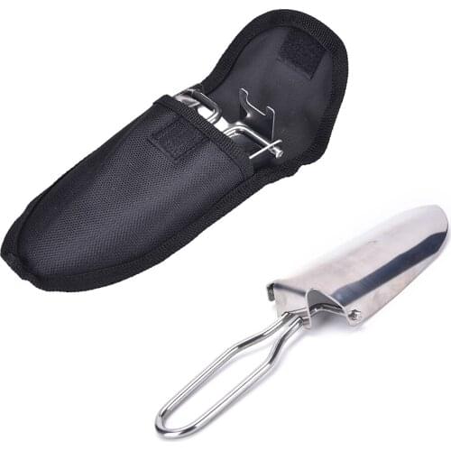 1Set Outdoor Survival Folding Camping Shovel Portable Multi-Function Military Shovel 22*6cm