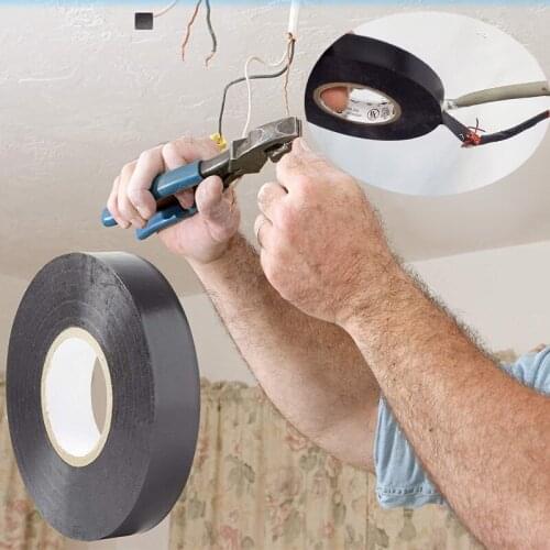 10Meters Electrical Insulation Tape PVC Strong Adhesive Electrical Tape High Voltage Flame Retardant Waterproof Power Circuit