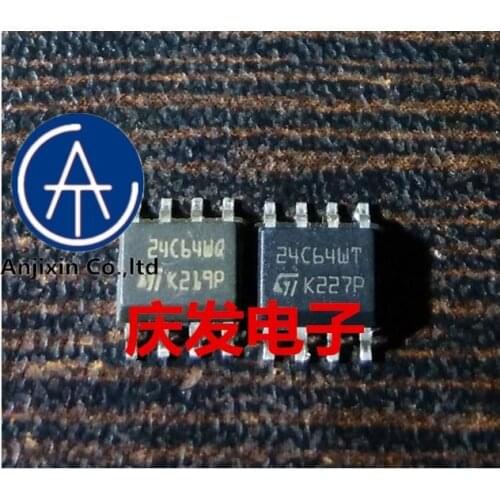 10pcs real new and orginal real stock 24C64WQ 24C64WT