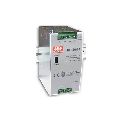 5pcs Authentic Taiwan meanwell rail type switch supply DR-120-24 24V 5A supply