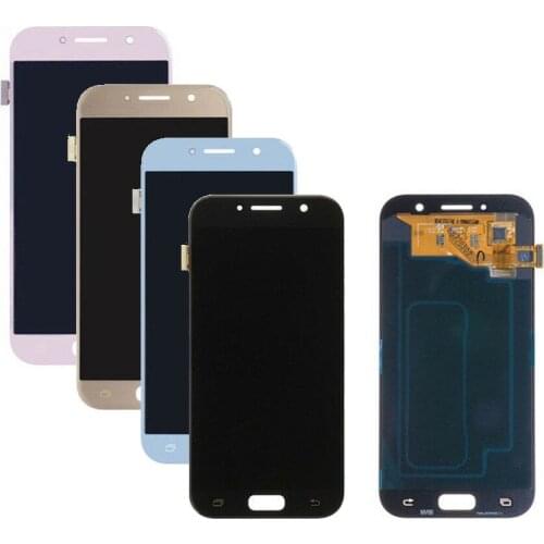 Black/Gold/Blue For Samsung Galaxy A5 2017 LCD SM-A520F A520F LCD Display Digitizer Touch Screen Assembly+Tools