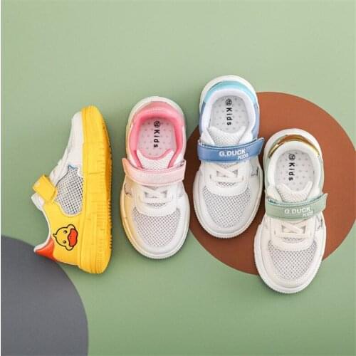 Kid Shoes Mesh Summer Children Shoes Boys Girls Sport Shoes Breathable Infant Shoes Sneakers Soft Bottom Non-slip Casual Shoes