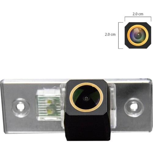 For VW Golf V MK4 Passat B5 Tiguan Touareg Polo Skoda Fabia , Rear View Camera Backup Camera Night Vision HD Golden Camera
