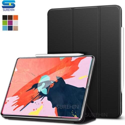 SUREHIN Nice case for apple iPad Pro 11 2020 smart cover black green gold blue red soft back slim skin for iPad Pro 11 case 2018