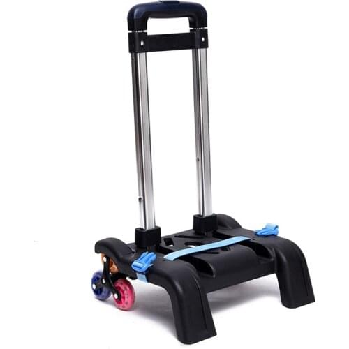 Aluminum alloy Pull Rod Bracket Roll Cart Trolley School Bags easy climb stairs,mochila infantil rodinha mochilas reduce load