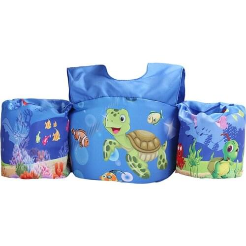 New fund beautiful cartoon is lovely lead water sleeve relaxed summer child helps swim things chid learns swim prop