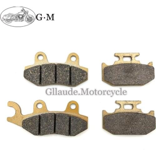 Motorcycle Front / Rear Brake Pads For Kawasaki KDX200 E 1993-1994 KDX250 D 1991-1994 KX125/250 1989-1993 KX500 E 1989-1993