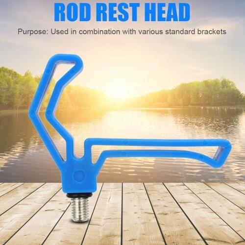 Plastic Fishing Rod Rest Gripper Carp Fish Pole Holder Support Stand Shape Bracket V B1T8