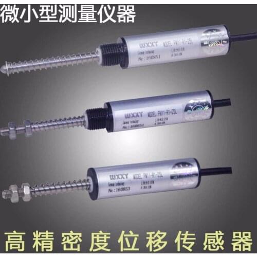 PM11-2-R1-10L High Accuracy transducer for micron detection.Miniature spring reset sensor