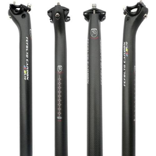 Carbon Seatpost Bike Seatpos MTB Road Bicycle Seatposts Seat tube Seat Bicycle 25.4/27.2/30.8/31.6*350mm 3K matte cycling