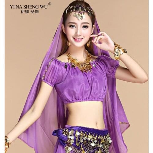 Sari Indian clothing 2 Style for bollywood costumes Top Belly Dance Women Adults Bellydance Costume Professional Top Egyptian