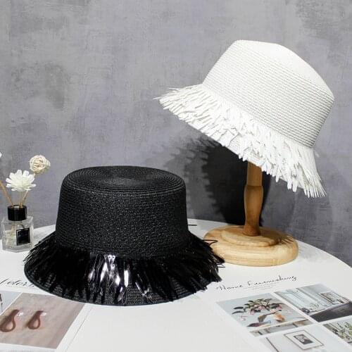 Fashion Summer Hats for Women 2021 New Beach Sun Straw Wide Brim Hat Sombreros De Sol Chapeau Paille Accessories Gorro Cap Paja