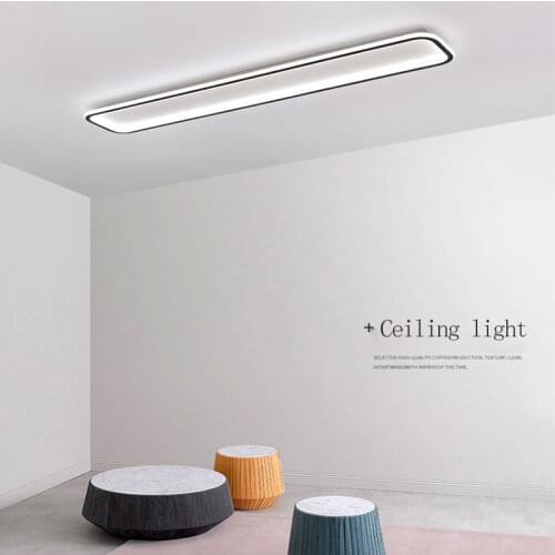 Villa apartment aisle lighting modern ultra-thin LED corridor cloakroom balcony ceiling lamp bedroom living room long lamp
