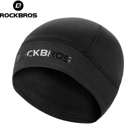 ROCKBROS Cycling Cap Winter Man Women Sport Windproof Thermal Bicycle Fleece Cap Running Skiing Hat Bike Caps Bandana Balaclava