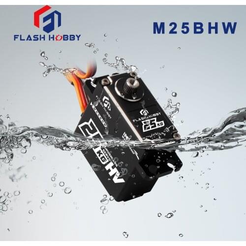 Waterproof 120 Degree 25KG 35KG 45KG Large Torque Digital Brushless Motor Servo Aluminium Metal Gears 25T Arm For RC Car