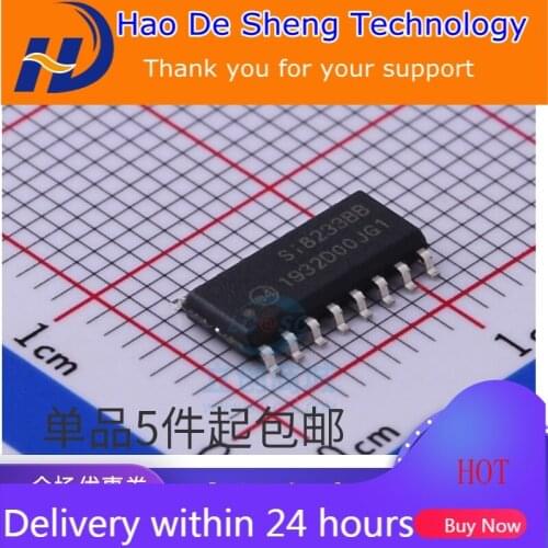 10PCS/LOT SI8233BB-D-IS1R SI8233BB Isolated Gate Drive SOP16 New Original In Stock