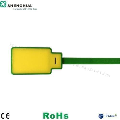10pcs/pack Factory Use High Security Luggage Seal Tag RFID Zip Cable Tag Truck Data Tracking for rfid uhf reader
