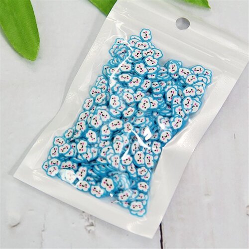 600Pcs Fruit Slices Slime Additives Soft Slices for Nail Art Beauty Decor Slime Filler Supplies Charms Accessories Toys