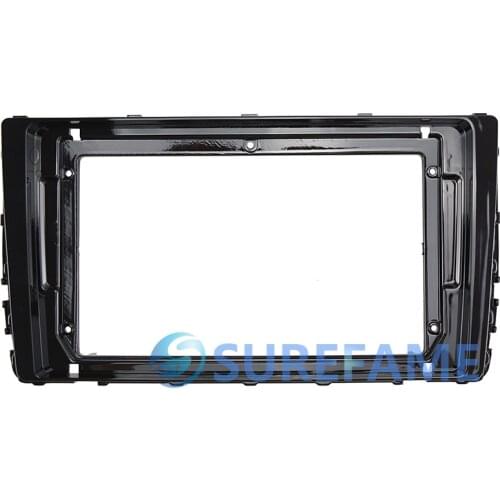 9 inch Car Fascia Radio Panel for VOLKSWAGEN VW Viloran, Sagitar, Tayron, T-ROC 2021 (High end) Dash Kit Facia Bezel Plate Trim