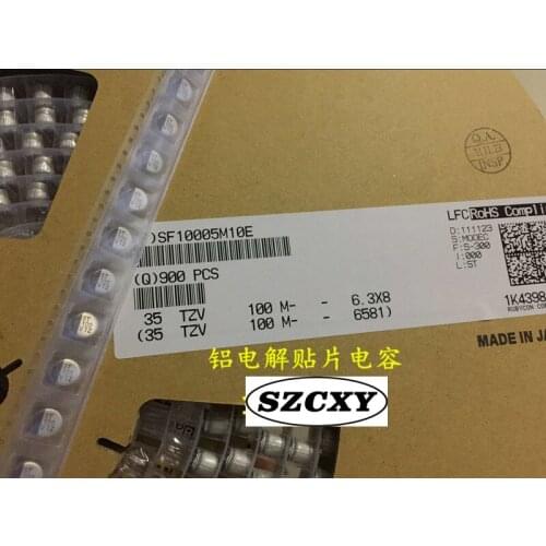 900PCS New and original 35V100UF 6.3*8MM 35TZV100M-6.3X8