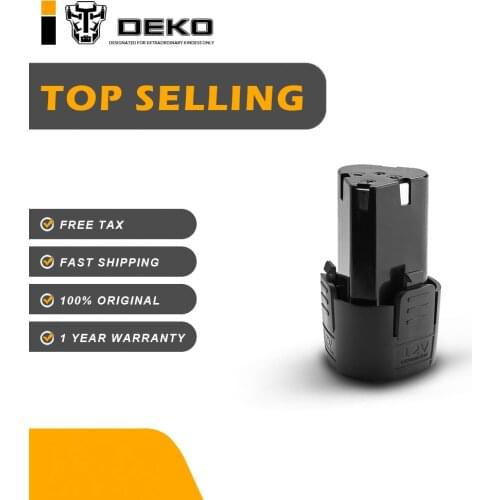 DEKO Battery12V 12V Lithium Ion Battery Pack for Banger 12V Cordless Drill
