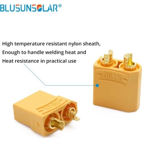 10 Pairs/lot excellent performance hot selling XT90 Battery Connector Set 4.5mm Male Female Gold Plated Banana Plug DZ0096