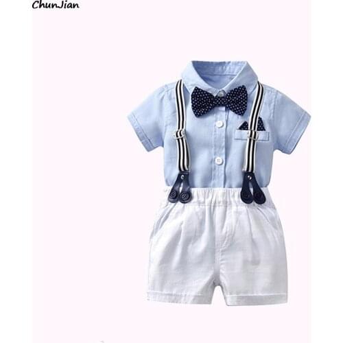 Korean Baby Boy Clothes Boy Outfit Newborn Summer Baby Boy Clothes Spain Kids Clothes 1st Birthday Clothes Suit Baby Set