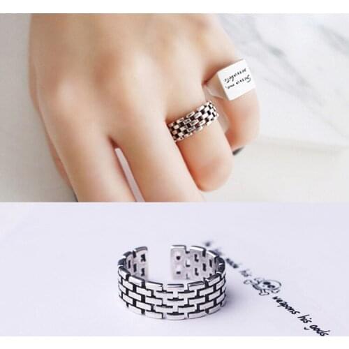 Summer Vintage Hollow Round Rings For Women Boho Geometric Female Finger Rings Party Bohemian Jewelry Korean Gift