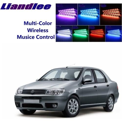 LiandLee For Fiat Albea / Siena 2002~2012 Car Install of Car Seats Accent Interior Atmosphere Light