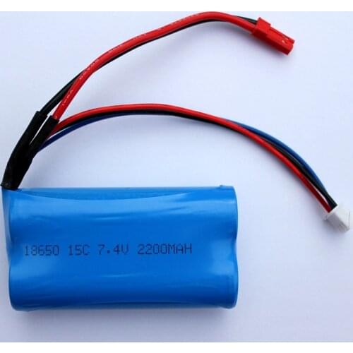 7.4V 2200mAh Li-ion Battery For MJX F45 F645 T23 T55 T40C F39 SYMS S033G Double Horse 9104 9053 9097 9101 WL V913 RC Helicopter