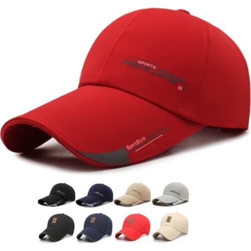 Unisex Fashion Adjustable Baseball Cap Women Seasons Outing Casual Wild Sun Hat Men Cotton Breathable Sports Cap Student Caps