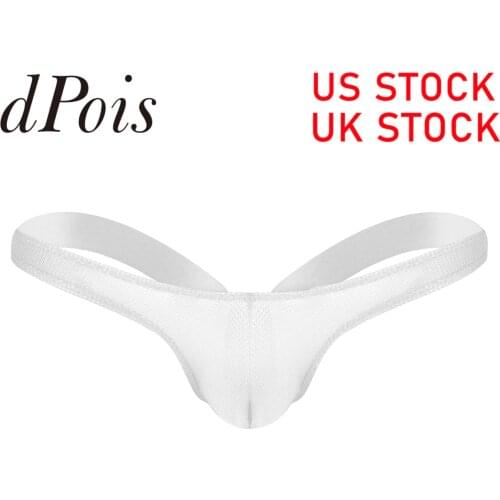 Mens Mesh See Through Mesh Bulge Pouch Briefs Stretchy Open Back Jockstrap Bikini G-string Thong Underwear Homme Underpants