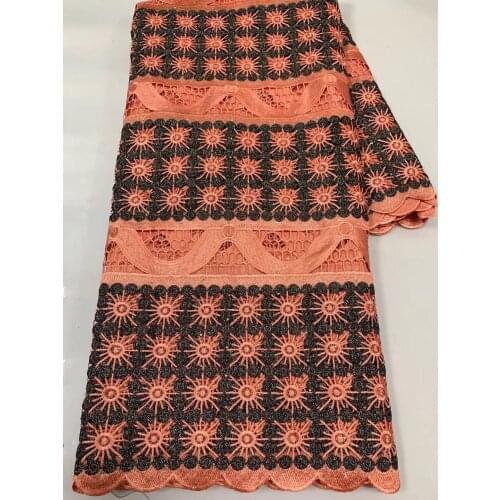 Soft Classic African Guipure Cord Lace Elegant High Quality 2021 Latest French Mesh Fabric Suitable for Nigerian Wedding Dress