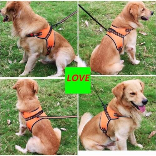 Pet chest strap medium and large dogs pet supplies traction rope dog chain reflective vest walk dog rope