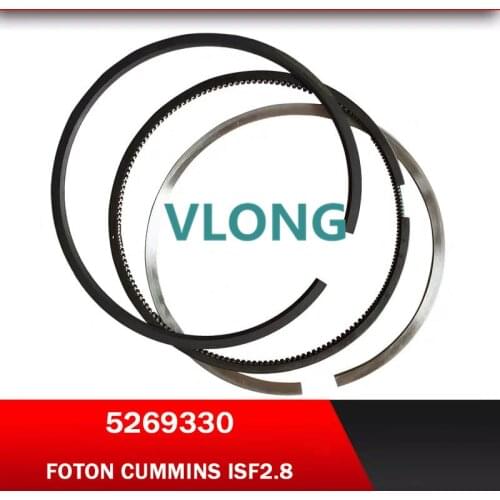 Piston ring for FOTON CUM/MINS ISF2.8 ISF3.8 engine 5269330 4976252 4976251
