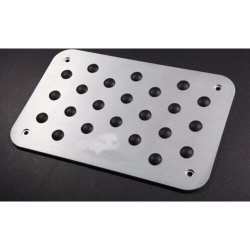 TTCR-II Car Accessory For Mercedes-Benz AMG MT C E S GLK SLK CLS SL W222 R172 R231 W204 Universal Floor Mat Footrest Pedal Pad