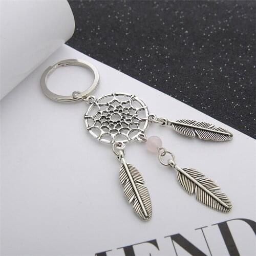 Car Decoration Dream Catcher Simple Fashion Key Ring Buckle Pendant Hanging Bags Car Accessories For Hanging Bags And Keys