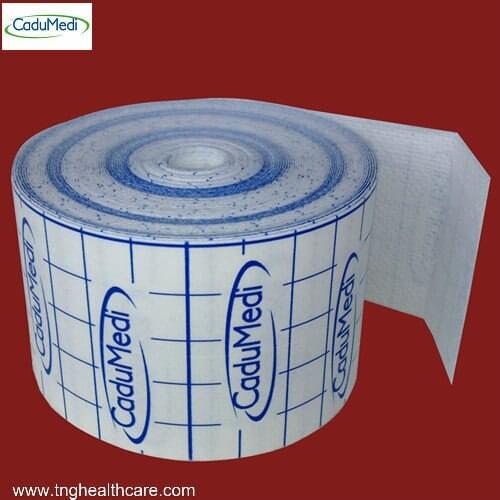 10rolls 5*10cm non-woven adhesive tape fabric tape medical Nonwoven wound dressing no residue fabrics dressing