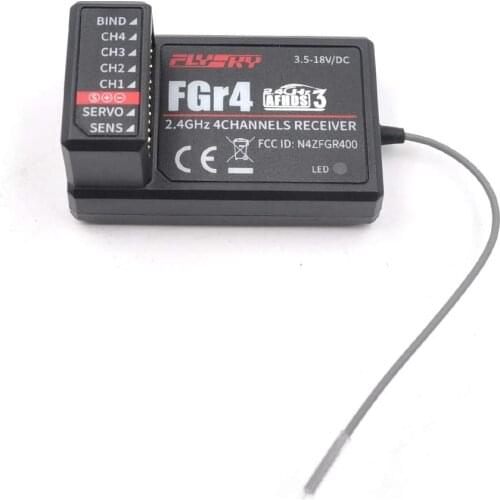 10 pcs Flysky FGr4 Receiver single antenna bidirectional 4-way PPM/IBUS For Flysky FS-NB4 Remote Control