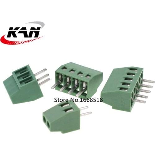 10pcs KF128 2.54mm PCB Mini Screw Terminal Block KF128-2.54 2P 3P 4P 5P 6P 7P 8P 9P 10P 12P 14P 16P Splice Terminal KF120-2.54